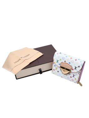 Louis Vuitton Portefeuille Koala Trifold Wallet Monogram Multicolor White